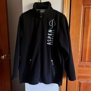 Aspen Snowmass™ Official Resort Full-Zip Fleece Jacket | Men's Large | Black